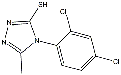 4-(2,4-dichlorophenyl)-5-methyl-4H-1,2,4-triazole-3-thiol 结构式