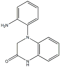 4-(2-aminophenyl)-1,2,3,4-tetrahydroquinoxalin-2-one 结构式