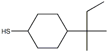 4-(2-methylbutan-2-yl)cyclohexane-1-thiol 结构式