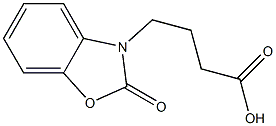 4-(2-oxo-2,3-dihydro-1,3-benzoxazol-3-yl)butanoic acid 结构式