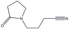 4-(2-oxopyrrolidin-1-yl)butanenitrile 结构式