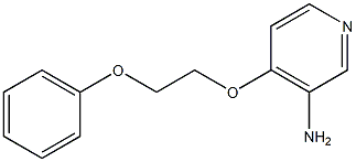 4-(2-phenoxyethoxy)pyridin-3-amine 结构式