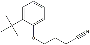 4-(2-tert-butylphenoxy)butanenitrile 结构式