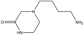 4-(4-aminobutyl)piperazin-2-one 结构式