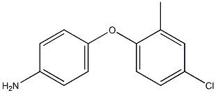 4-(4-chloro-2-methylphenoxy)aniline 结构式