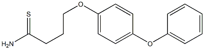 4-(4-phenoxyphenoxy)butanethioamide 结构式