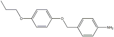 4-(4-propoxyphenoxymethyl)aniline 结构式