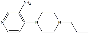 4-(4-propylpiperazin-1-yl)pyridin-3-amine 结构式