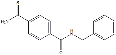 4-(aminocarbonothioyl)-N-benzylbenzamide 结构式