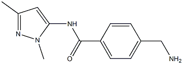 4-(aminomethyl)-N-(1,3-dimethyl-1H-pyrazol-5-yl)benzamide 结构式