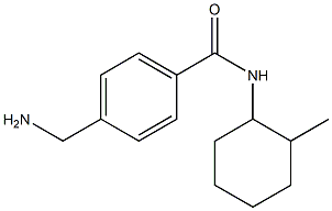 4-(aminomethyl)-N-(2-methylcyclohexyl)benzamide 结构式