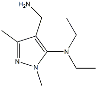 4-(aminomethyl)-N,N-diethyl-1,3-dimethyl-1H-pyrazol-5-amine 结构式