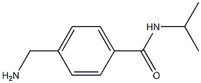 4-(aminomethyl)-N-isopropylbenzamide 结构式