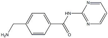 4-(aminomethyl)-N-pyrimidin-2-ylbenzamide 结构式