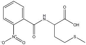 4-(methylthio)-2-[(2-nitrobenzoyl)amino]butanoic acid 结构式