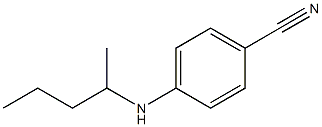 4-(pentan-2-ylamino)benzonitrile 结构式