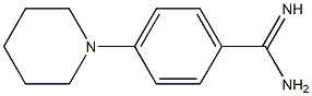 4-(piperidin-1-yl)benzene-1-carboximidamide 结构式