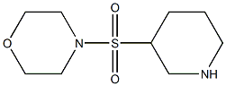 4-(piperidin-3-ylsulfonyl)morpholine 结构式