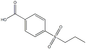 4-(propylsulfonyl)benzoic acid 结构式