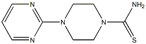 4-(pyrimidin-2-yl)piperazine-1-carbothioamide 结构式