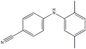 4-[(2,5-dimethylphenyl)amino]benzonitrile 结构式