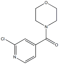 4-[(2-chloropyridin-4-yl)carbonyl]morpholine 结构式