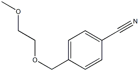 4-[(2-methoxyethoxy)methyl]benzonitrile 结构式