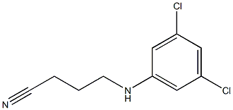 4-[(3,5-dichlorophenyl)amino]butanenitrile 结构式