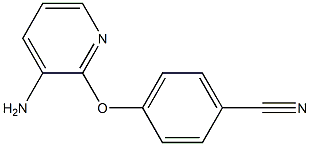 4-[(3-aminopyridin-2-yl)oxy]benzonitrile 结构式