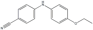 4-[(4-ethoxyphenyl)amino]benzonitrile 结构式