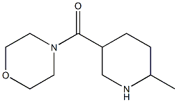 4-[(6-methylpiperidin-3-yl)carbonyl]morpholine 结构式