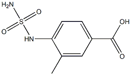 4-[(aminosulfonyl)amino]-3-methylbenzoic acid 结构式