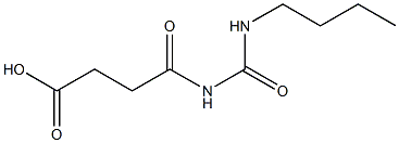 4-[(butylcarbamoyl)amino]-4-oxobutanoic acid 结构式