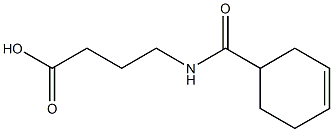 4-[(cyclohex-3-en-1-ylcarbonyl)amino]butanoic acid 结构式