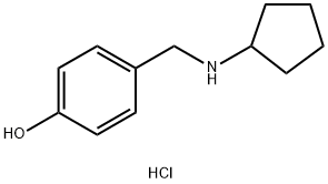 4-[(cyclopentylamino)methyl]phenol 结构式