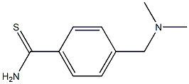 4-[(dimethylamino)methyl]benzenecarbothioamide 结构式