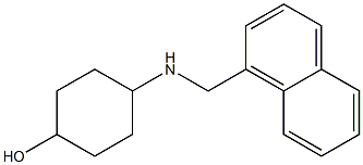 4-[(naphthalen-1-ylmethyl)amino]cyclohexan-1-ol 结构式