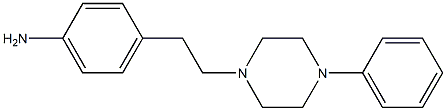 4-[2-(4-phenylpiperazin-1-yl)ethyl]aniline 结构式