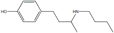 4-[3-(butylamino)butyl]phenol 结构式