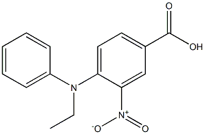 4-[ethyl(phenyl)amino]-3-nitrobenzoic acid 结构式