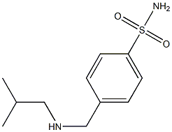 4-{[(2-methylpropyl)amino]methyl}benzene-1-sulfonamide 结构式