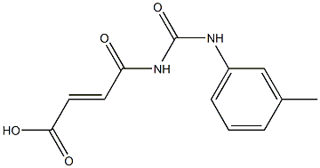 4-{[(3-methylphenyl)carbamoyl]amino}-4-oxobut-2-enoic acid 结构式