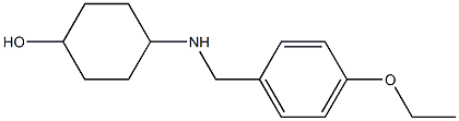 4-{[(4-ethoxyphenyl)methyl]amino}cyclohexan-1-ol 结构式