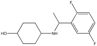 4-{[1-(2,5-difluorophenyl)ethyl]amino}cyclohexan-1-ol 结构式