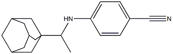 4-{[1-(adamantan-1-yl)ethyl]amino}benzonitrile 结构式