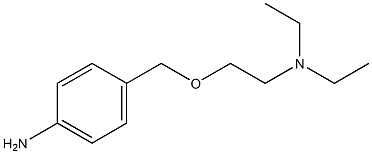 4-{[2-(diethylamino)ethoxy]methyl}aniline 结构式