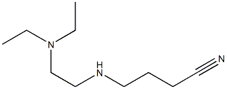 4-{[2-(diethylamino)ethyl]amino}butanenitrile 结构式