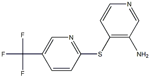 4-{[5-(trifluoromethyl)pyridin-2-yl]sulfanyl}pyridin-3-amine 结构式