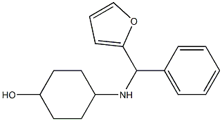 4-{[furan-2-yl(phenyl)methyl]amino}cyclohexan-1-ol 结构式