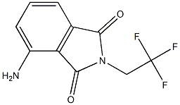 4-amino-2-(2,2,2-trifluoroethyl)-2,3-dihydro-1H-isoindole-1,3-dione 结构式